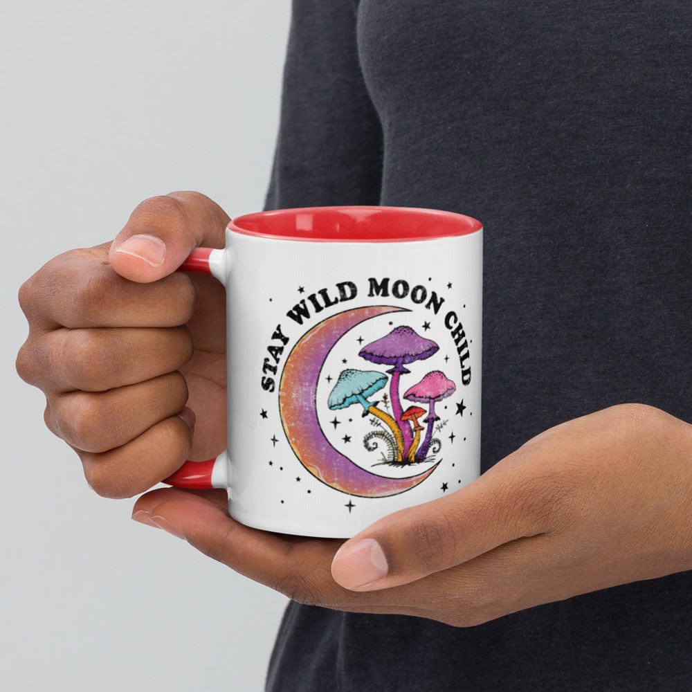 Hippie Soul Shop Stay Wild Moon Child - Pretty fun design - Mug with Color Inside