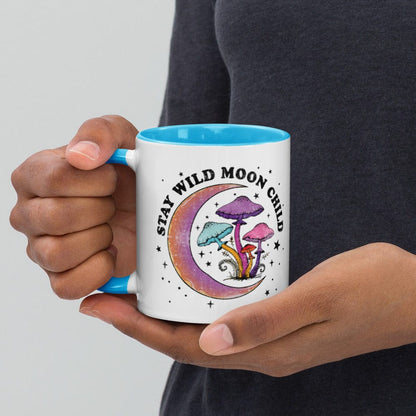 Hippie Soul Shop Stay Wild Moon Child - Pretty fun design - Mug with Color Inside