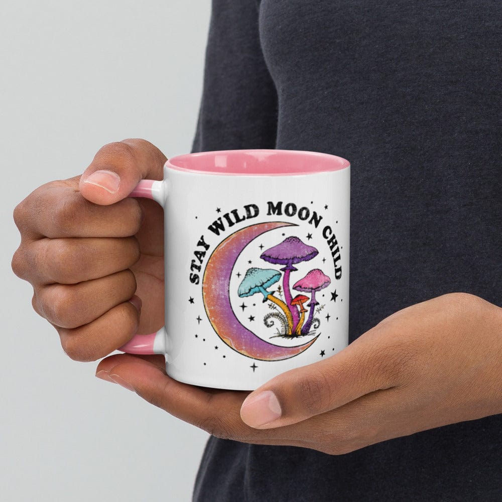 Hippie Soul Shop Stay Wild Moon Child - Pretty fun design - Mug with Color Inside
