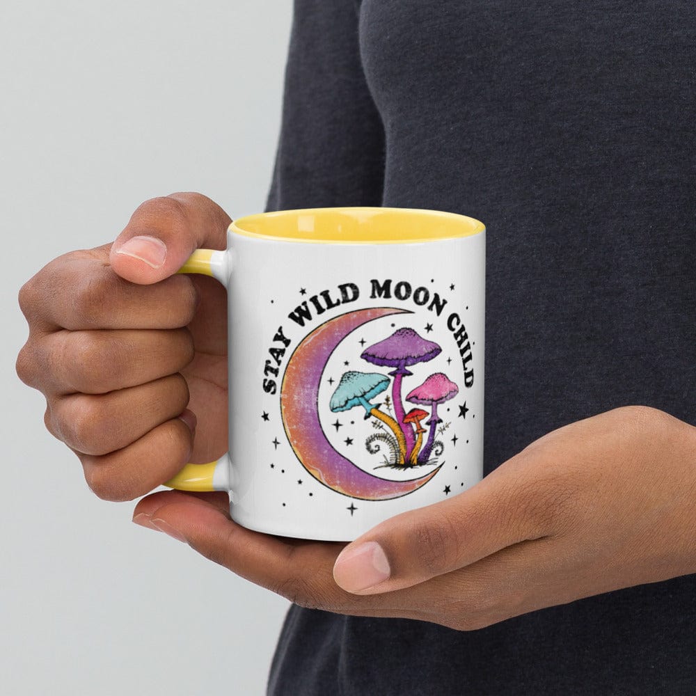 Hippie Soul Shop Stay Wild Moon Child - Pretty fun design - Mug with Color Inside