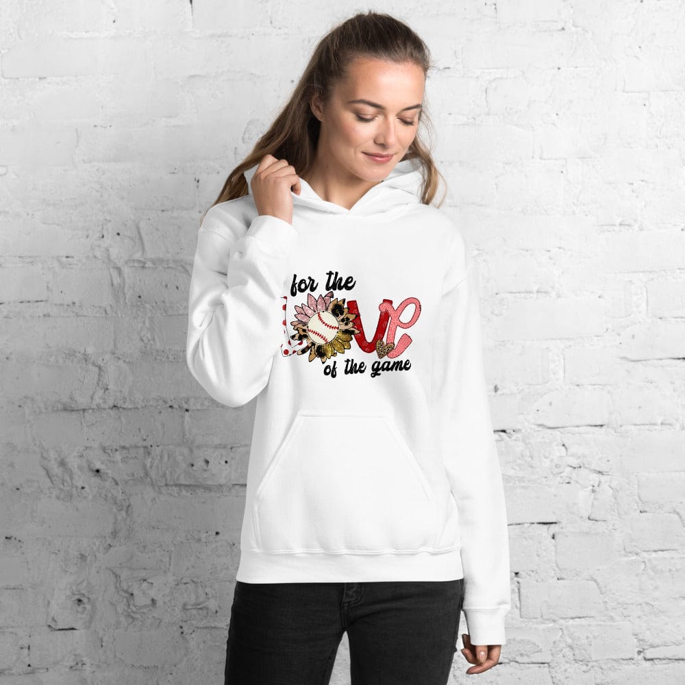 Hippie Soul Shop White / S Baseball - For the love of the game - Unisex Hoodie