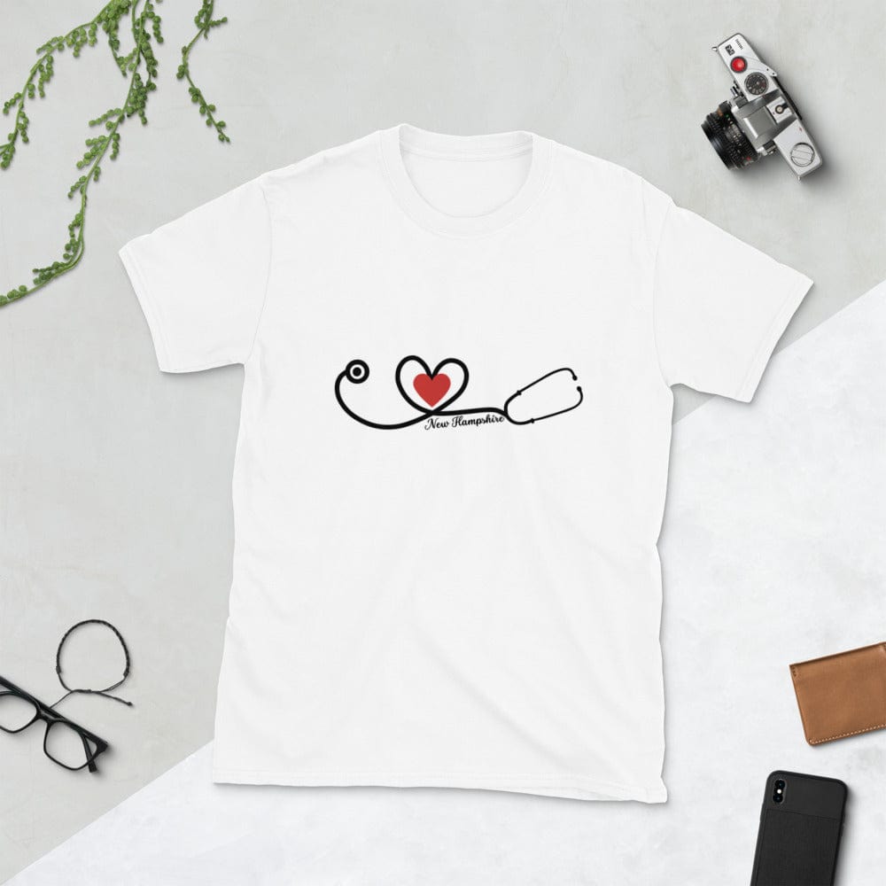 Hippie Soul Shop White / S Health Care - New Hampshire - Short-Sleeve Unisex T-Shirt