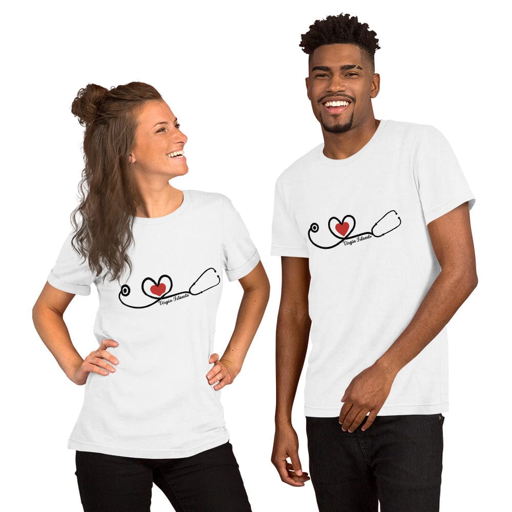 Hippie Soul Shop White / XS Health Care - Virgin Islands - Short-sleeve unisex t-shirt