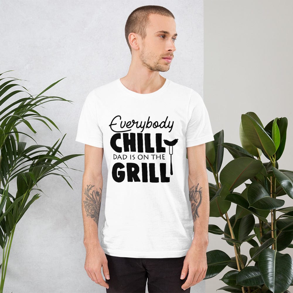 Hippie Soul Shop XS BBQ - Everybody chill, Dad is on the grill - Unisex t-shirt