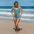 Hippie Soul Shop XS Caribbean Ocean original artwork - One-Piece Swimsuit