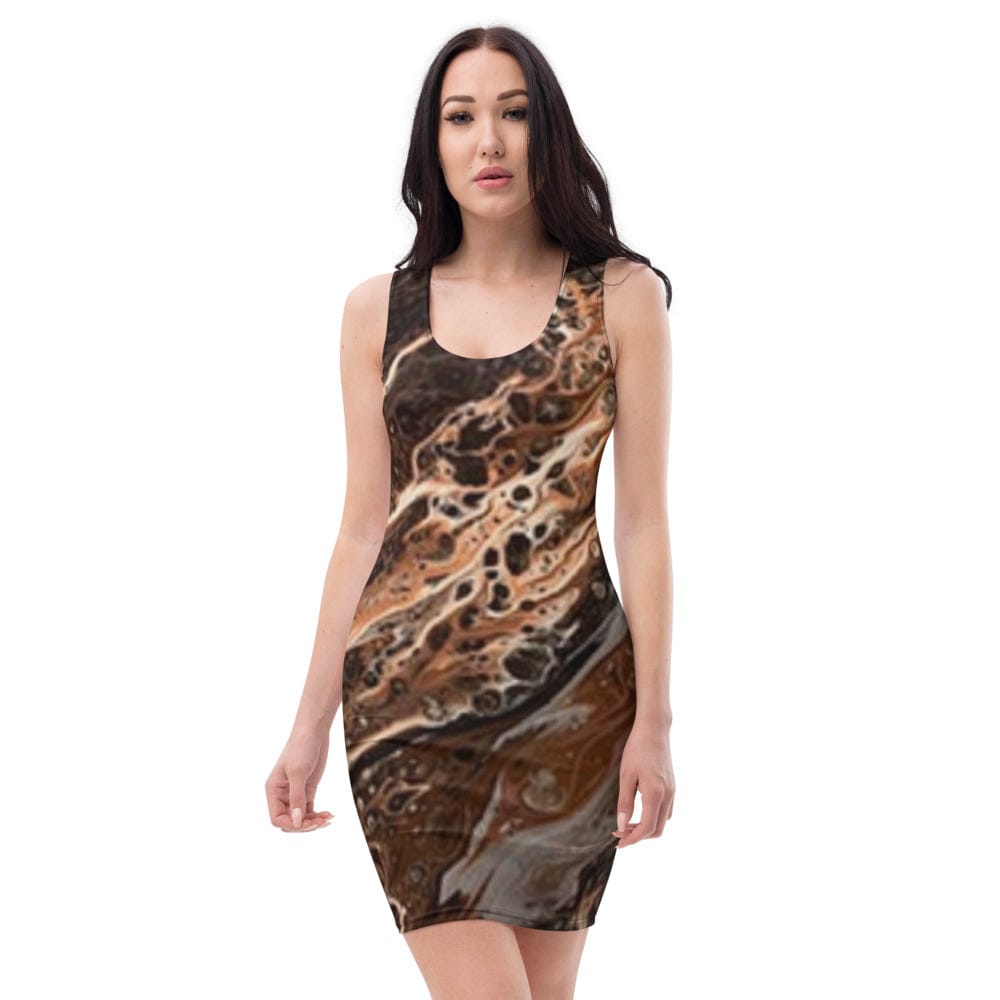 Hippie Soul Shop XS Dark Forces original artwork - Fitted Dress