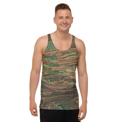 Hippie Soul Shop XS Forest Floor original art - Unisex Tank Top