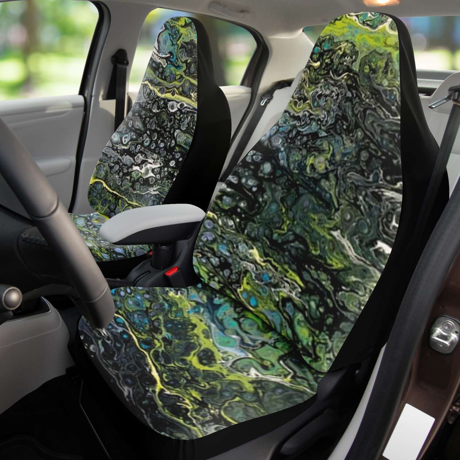 Subliminator Car Seat Cover - AOP One size Gently Down the Stream original art - Car Seat Covers