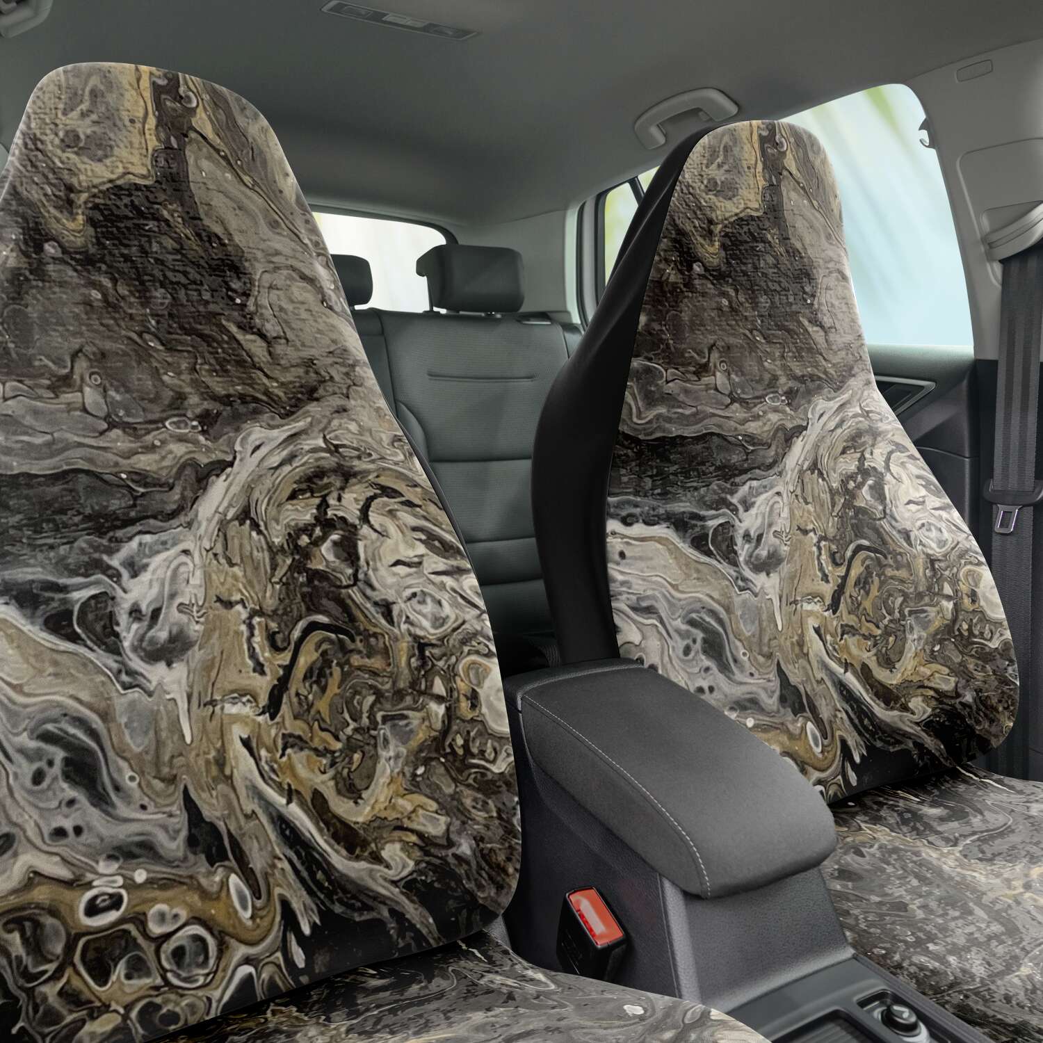 Subliminator Car Seat Cover - AOP One size Tahitian Pearl original art - Car Seat Covers
