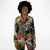 Subliminator Women's Satin Pajamas - AOP XS/S Garden Party original artwork - Women's Satin Pajamas