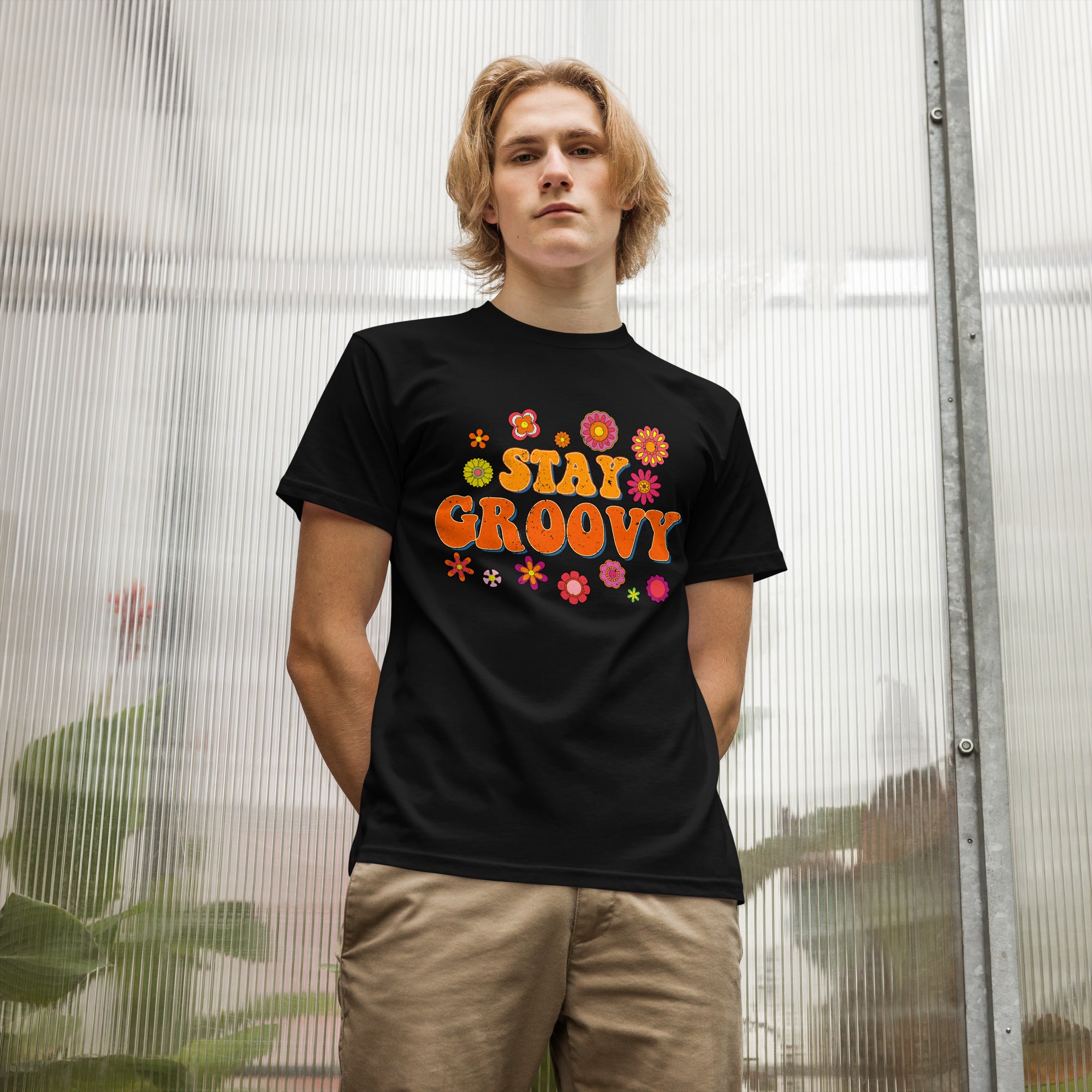Stay Groovy - Unisex organic cotton tee (Australia and New Zealand only)