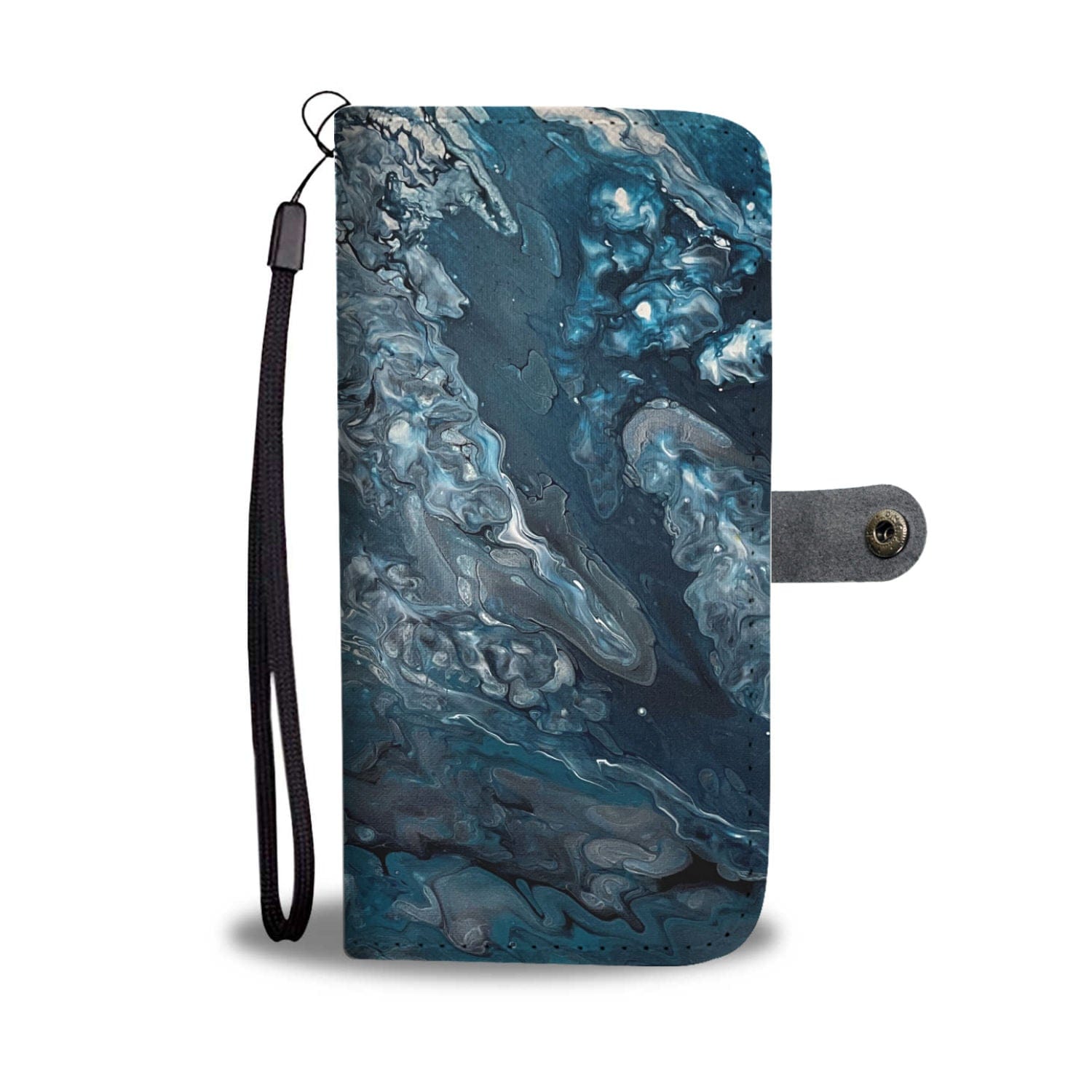 wc-fulfillment Wallet Case Ice Crystals original art - Phone Wallet