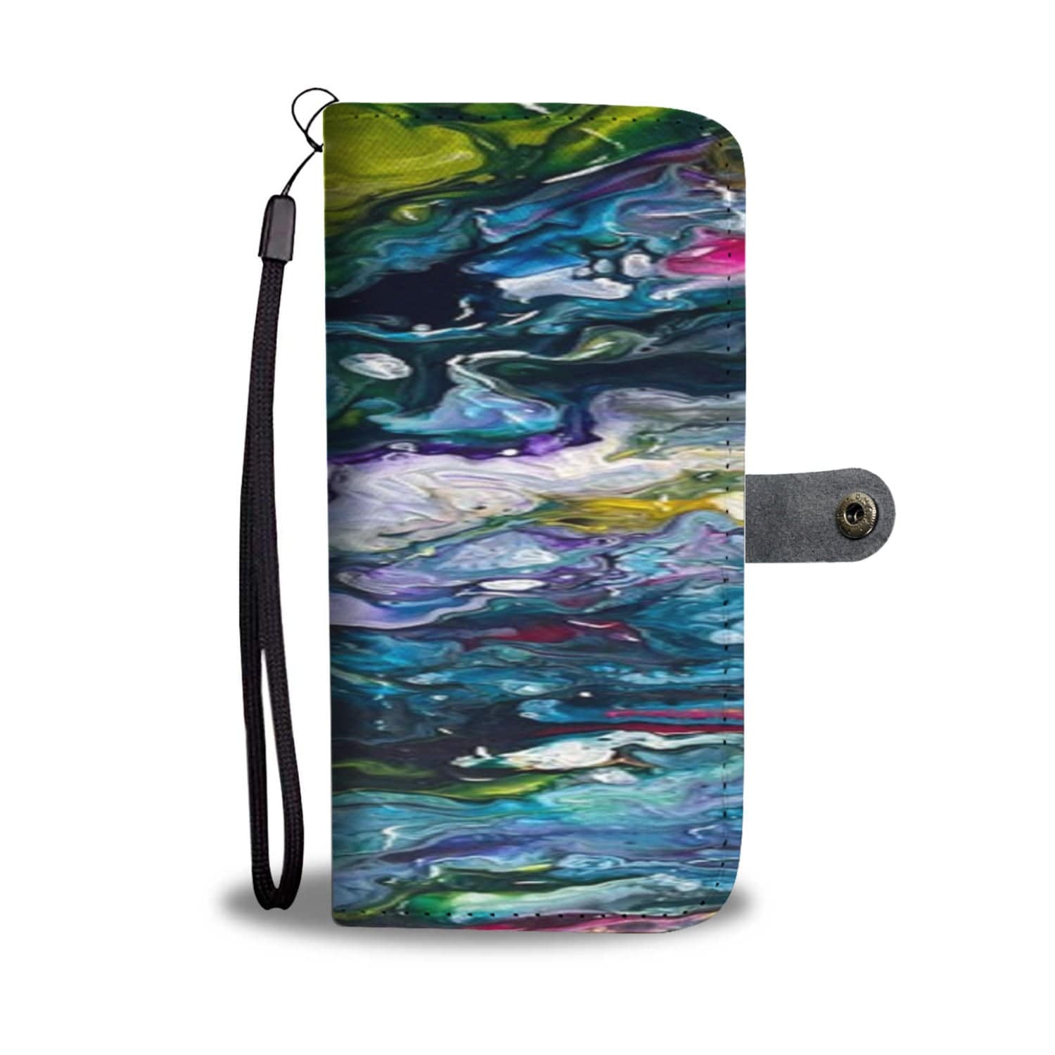 wc-fulfillment Wallet Case Jewels original art - Phone Wallet