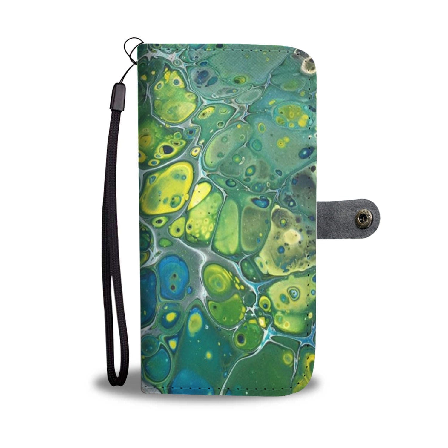 wc-fulfillment Wallet Case Lily Pad original art - Phone Wallet